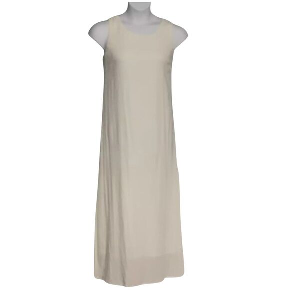 Vintage 80s Giorgio Fiorlini White Maxi Dress & Jacket Sz 12 Boho Beach Wedding - Picture 2 of 8